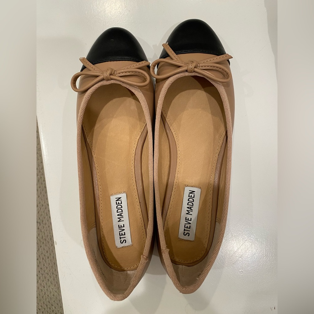 NWOT Steve Madden Ellison Natural never worn size 7.5.